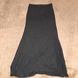 Mossimo Dark Grey Long Skirt